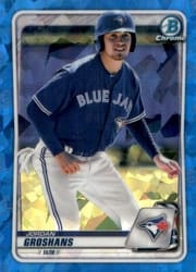 2020 Bowman Sapphire Edition Base Set Jordan Groshans #BCP-104 card