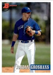 2021 Bowman Heritage Base Set Jordan Groshans #124 card