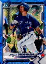 2021 Bowman Sapphire Edition Base Set Jordan Groshans #BCP-70 card