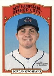 2021 Topps Heritage Minor League Base Set Jordan Groshans #141 card