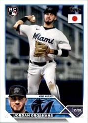 2023 Topps Japan Edition Base Set Jordan Groshans #6 card