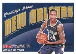 2023-24 Hoops Rookie Greetings Jordan Hawkins #4 card