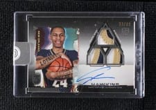 2023-24 Topps 3 Rookie 3 Patch Horizontal Autographs Jordan Hawkins #111 card