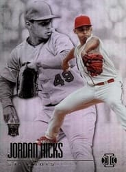 2018 Panini Chronicles Illusions Jordan Hicks #19 card