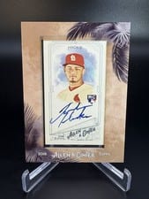 2018 Topps Allen & Ginter Framed Mini Autographs Jordan Hicks #MA-JH card