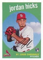 2018 Topps Archives Base Set Jordan Hicks #22 card
