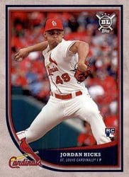 2018 Topps Big League Base Set Jordan Hicks #366 card