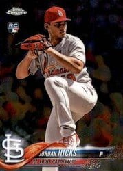 2018 Topps Chrome Update Base Set Jordan Hicks #HMT2 card