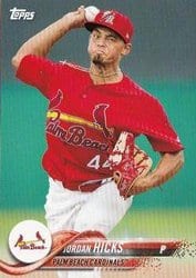 2018 Topps Pro Debut Base Set Jordan Hicks #122 card