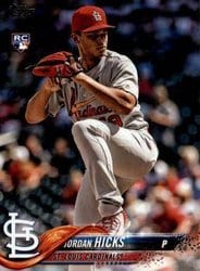 2018 Topps Update Base Set Jordan Hicks #US58 card
