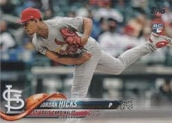 2018 Topps Update Base Set Jordan Hicks #US58c card