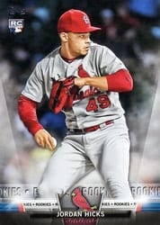 2018 Topps Update Salute Jordan Hicks #S-24 card