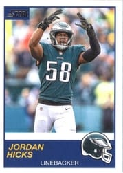 2019 Score Base Set Jordan Hicks #184 card