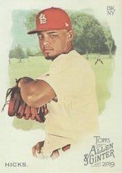 2019 Topps Allen & Ginter Base Set Jordan Hicks #355 card