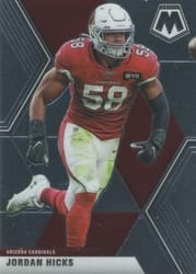 2020 Panini Mosaic Base Set Jordan Hicks #13 card