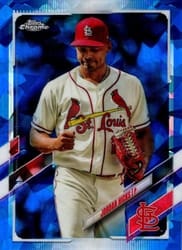 2021 Topps Chrome Sapphire Edition Base Set Jordan Hicks #536 card