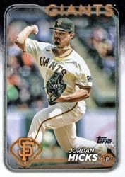 2024 Topps Update Base Set Jordan Hicks #US287 card