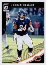 2018 Donruss Optic Base Set Jordan Howard #19 card
