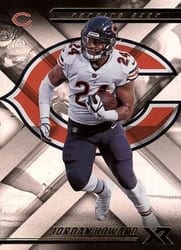 2018 Panini XR Base Set Jordan Howard #62 card