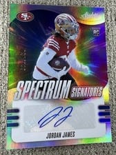 2025 Panini Absolute Spectrum Signatures Jordan James #SPS-JJS card