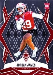 2025 Panini Phoenix Base Set Jordan James #220 card