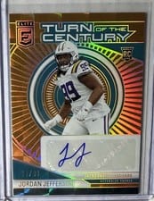 2024 Donruss Elite Turn of the Century Autographs Jordan Jefferson #TCA-JJE card
