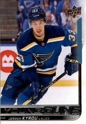 2018-19 Upper Deck Base Set Jordan Kyrou #241 card