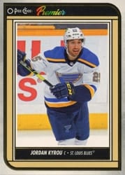 2022-23 O-Pee-Chee OPC Premier Jordan Kyrou #P-57 card