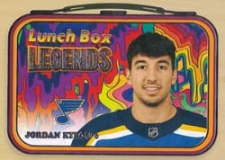 2022-23 Upper Deck Lunch Box Legends Jordan Kyrou #LB-13 card