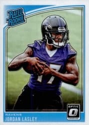 2018 Donruss Optic Base Set Jordan Lasley #199 card