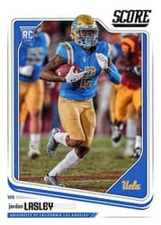 2018 Score Base Set Jordan Lasley #395 card