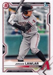 2021 Bowman Draft Base Set Jordan Lawlar #BD-194 card