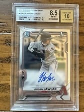 2021 Bowman Draft Chrome Draft Autographs Jordan Lawlar #CDA-JLA card