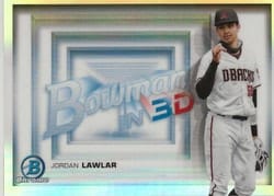 2022 Bowman 3D Jordan Lawlar #B3D-13 card