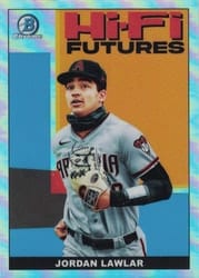 2022 Bowman Hi-Fi Futures Jordan Lawlar #HIFI-13 card