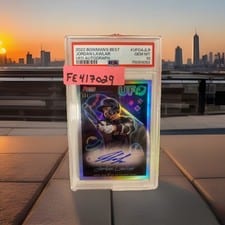 2022 Bowman's Best UFO Autographs Jordan Lawlar #UFOA-JLR card