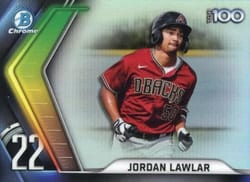 2022 Bowman Scouts' Top 100 Jordan Lawlar #BTP-22 card