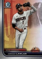 2023 Bowman Chrome 2022 AFL Fall Stars Jordan Lawlar #AFLS-12 card