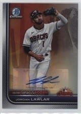 2023 Bowman Chrome 2022 AFL Fall Stars Autographs Jordan Lawlar #AFLS-12 card