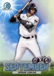 2023 Bowman Sights on September Jordan Lawlar #SOS-1 card