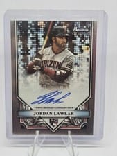 2024 Bowman Sterling Rookie Autographs Jordan Lawlar #RA-JL card