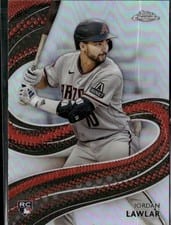 2024 Topps Chrome Strokes Jordan Lawlar #S-25 card