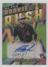2024 Topps Chrome Update All-Etch Rookie Rush Autograph Jordan Lawlar #CURR-JL card