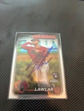 2024 Topps Chrome Update Autographs Jordan Lawlar #AC-JL card