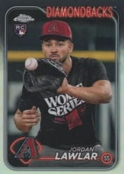 2024 Topps Chrome Update Base Set Jordan Lawlar #USC51b card