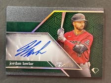 2024 Topps Diamond Icons Icons Chrome Autographs Jordan Lawlar #ACC-LAW card