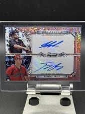 Jordan Lawlar / Tommy Troy 2024 Bowman Sterling Dual Refractor Autographs card