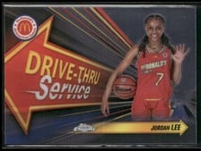 2024 Topps Chrome McDonald's All-American Drive-Thru Service Jordan Lee #DTS-JOL card