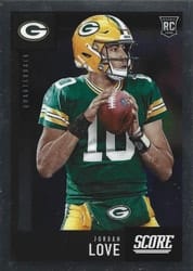 2020 Panini Chronicles 2020 Score Update Rookies Signatures Jordan Love #444 card