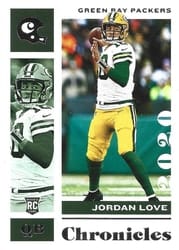 2020 Panini Chronicles Base Set Jordan Love #38 card